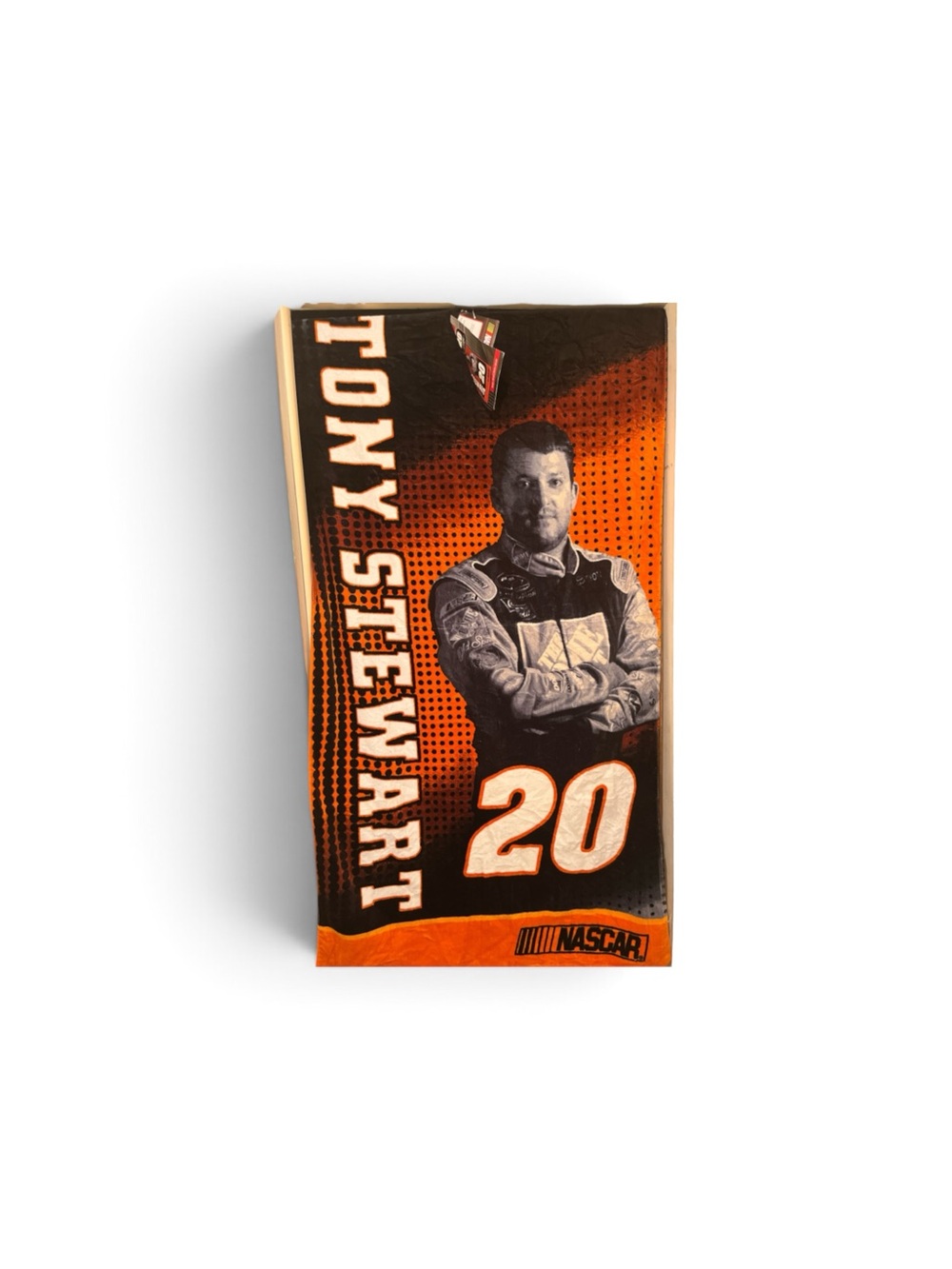 Nascar Tony Stewart Beach Towel - Orange, Black, White
